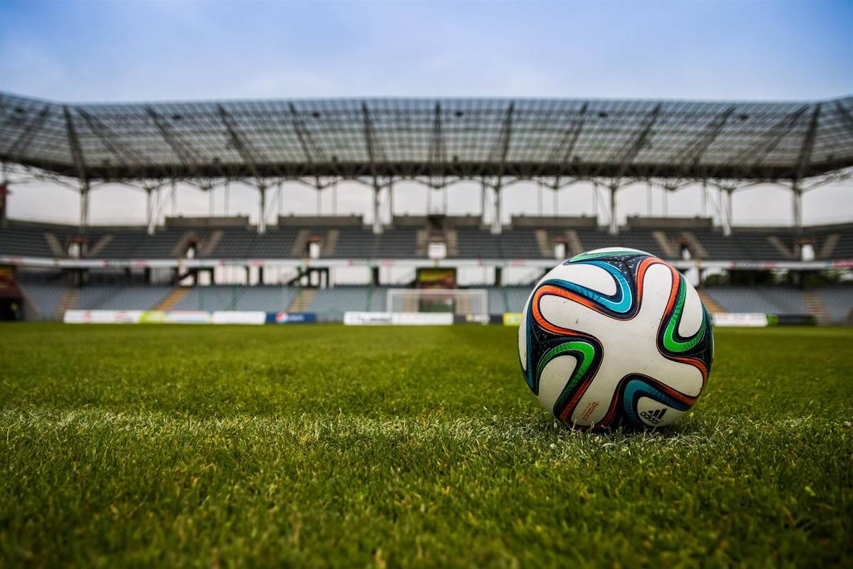 サッカーグラウンドの風景